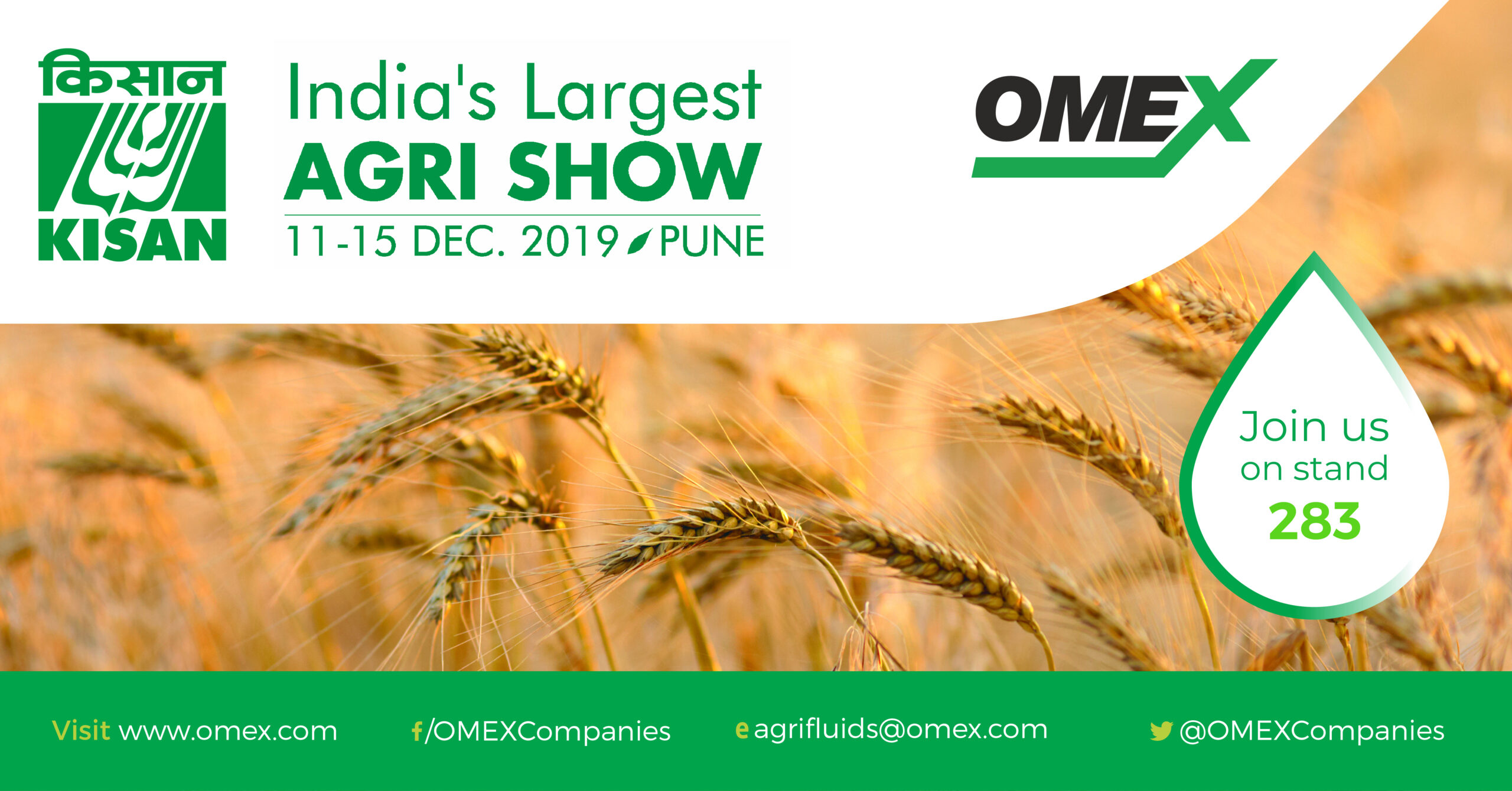 Visit us at India’s Largest Agri Show