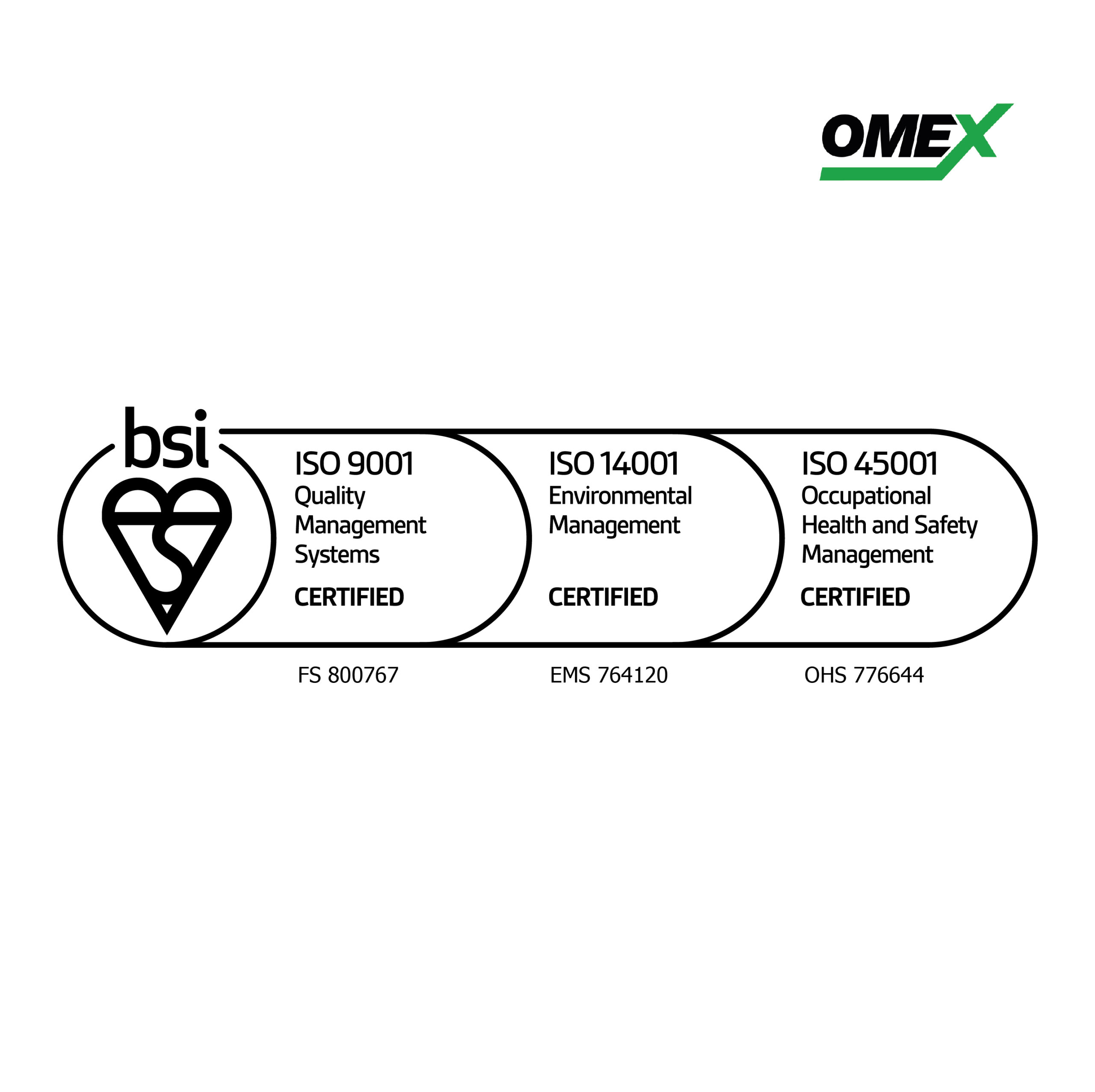 We are proud to announce we have successfully gained the highest international standards